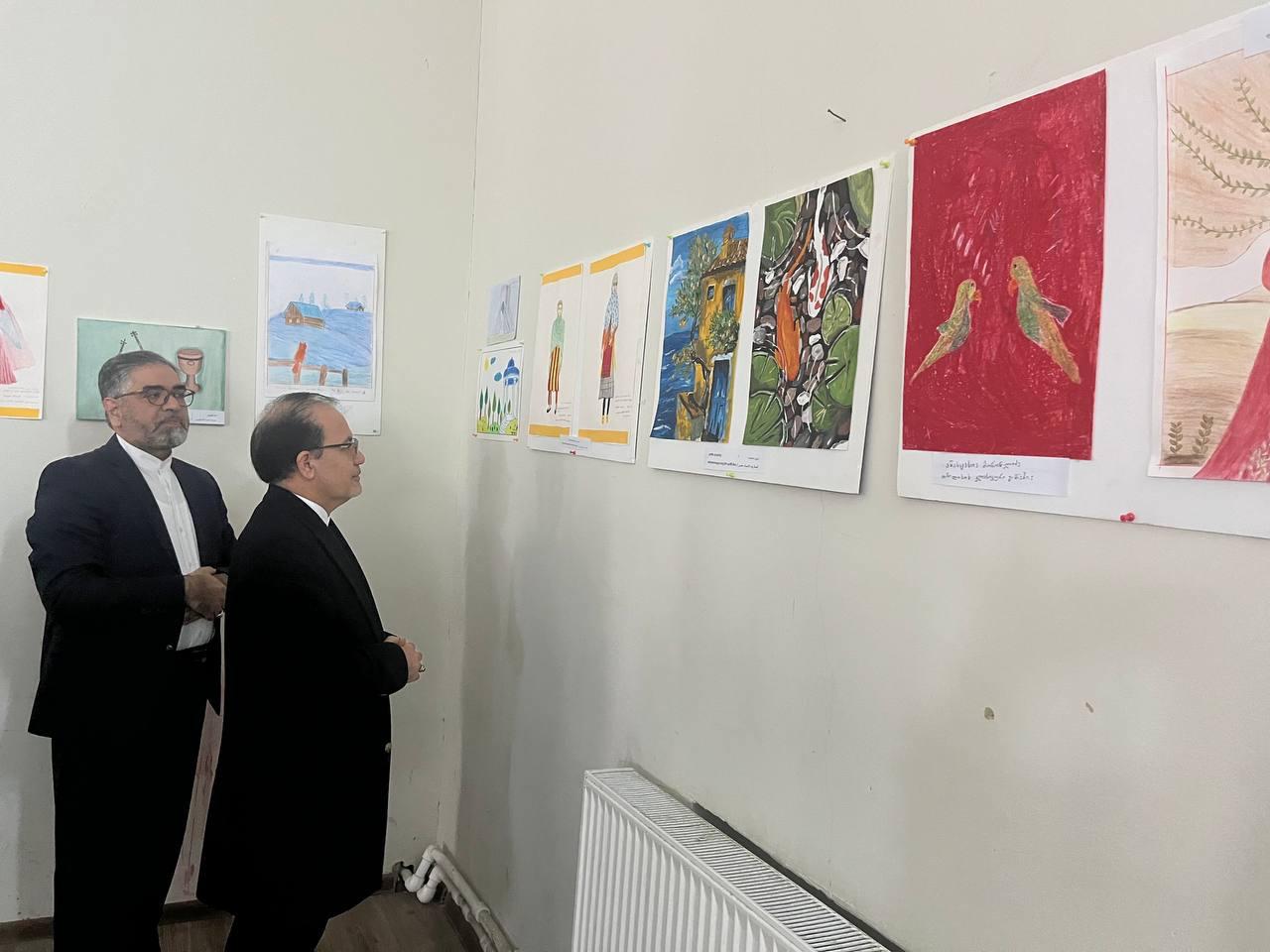 ქართველი და ირანელი ბავშვების ნახატების გამოფენა